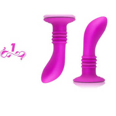 Plug Vibratore G-Point con 10 Modalità di Vibrazione e Ventosa